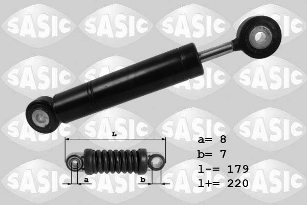 Натяжитель ремня, клиновой зубча