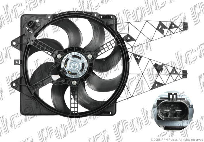 Вентилятор з корпусом / кронштейном