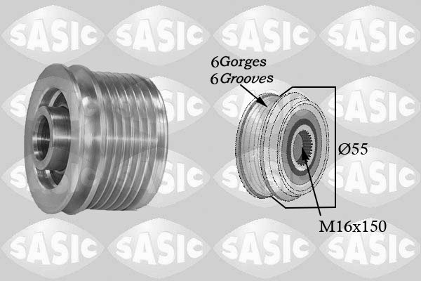 SPRZEGLO ALTERNATORA 1674001 SZT SASIC  SAS
