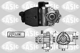 SASIC, 7076032, POMPA WSPOMAGANIA - 7076032 SZT SASIC  SAS