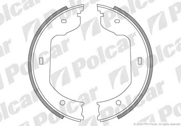 polcar-ls1920 барабанні колодки